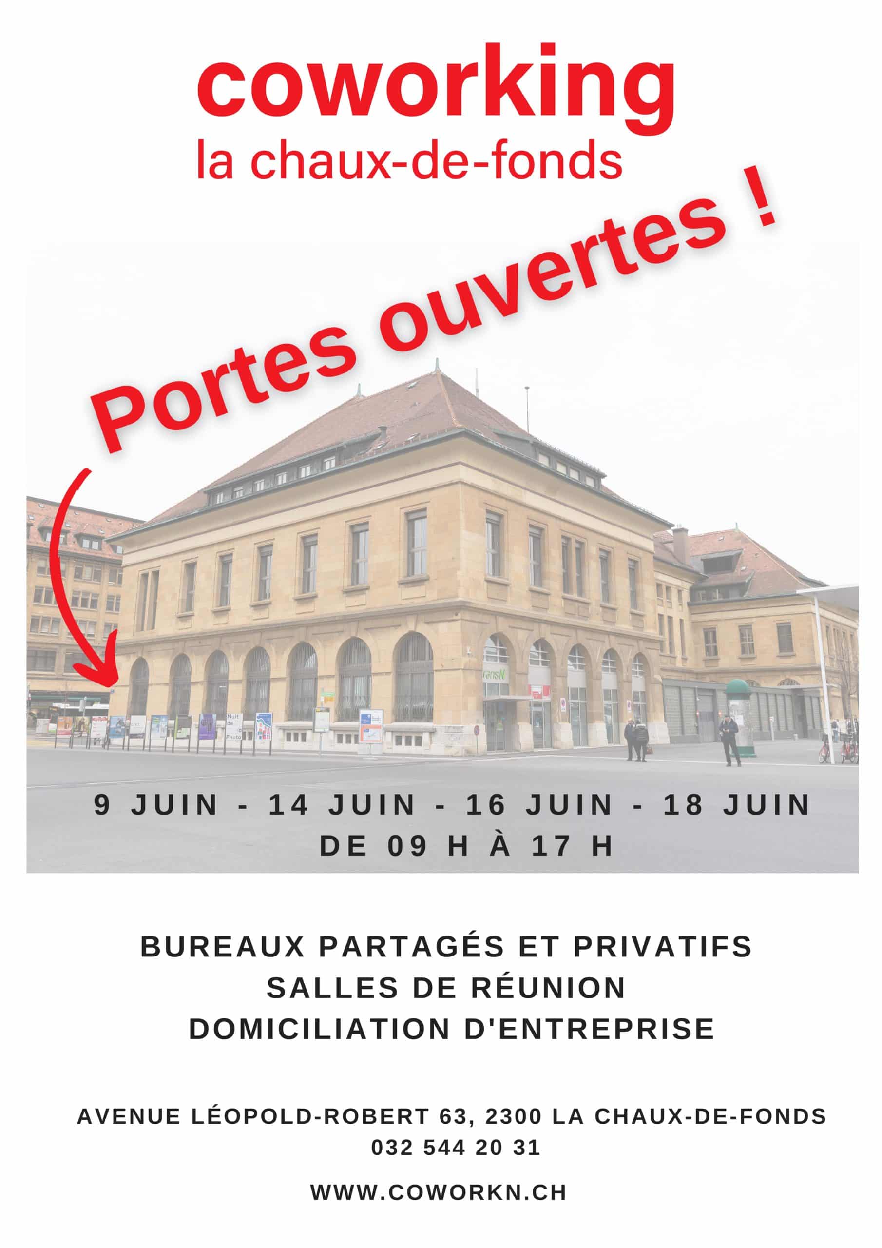 portes ouvertes Coworking La Chaux-de-Fonds